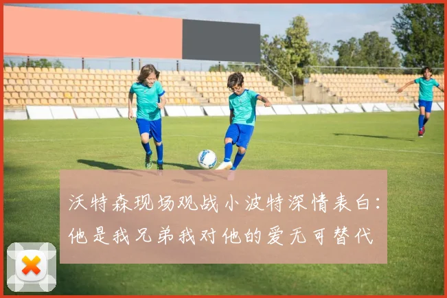 沃特森现场观战小波特深情表白：他是我兄弟我对他的爱无可替代